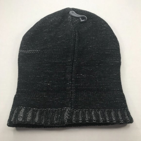 Winter Essentials Men's One Size Black Knit Beanie New - Picture 2 of 9